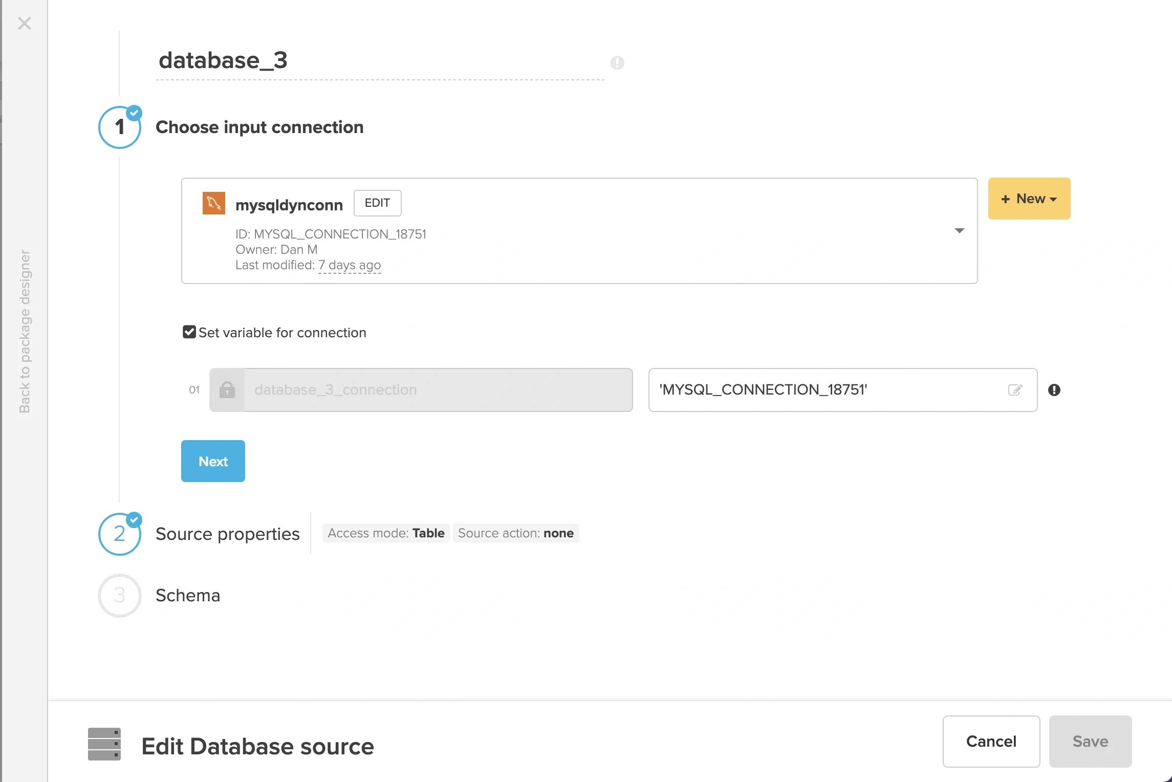 Set variable for connection checkbox enabled on a source component