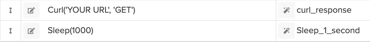 Sleep function used in a Select component expression
