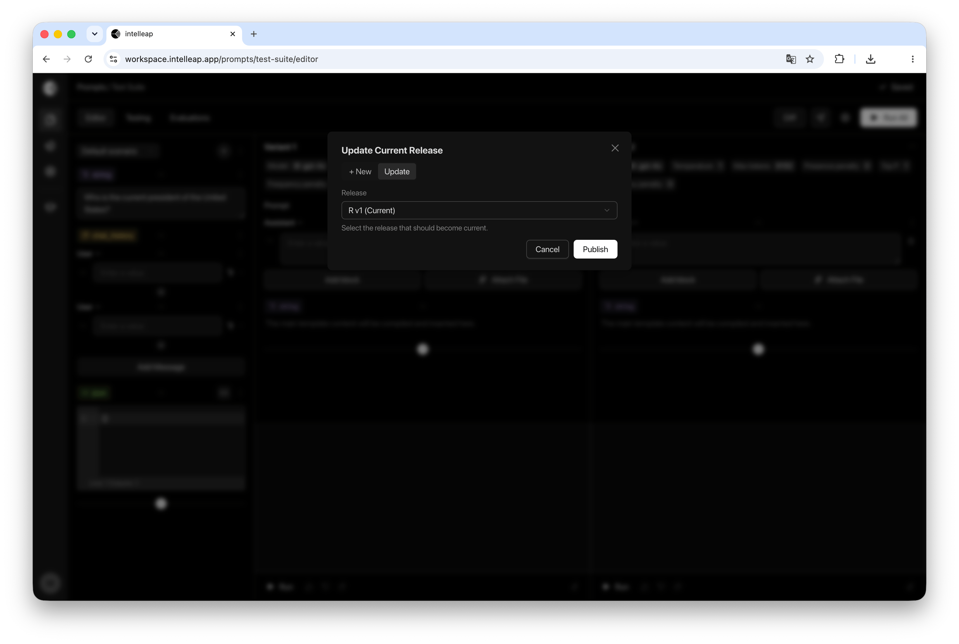 Releases Modal