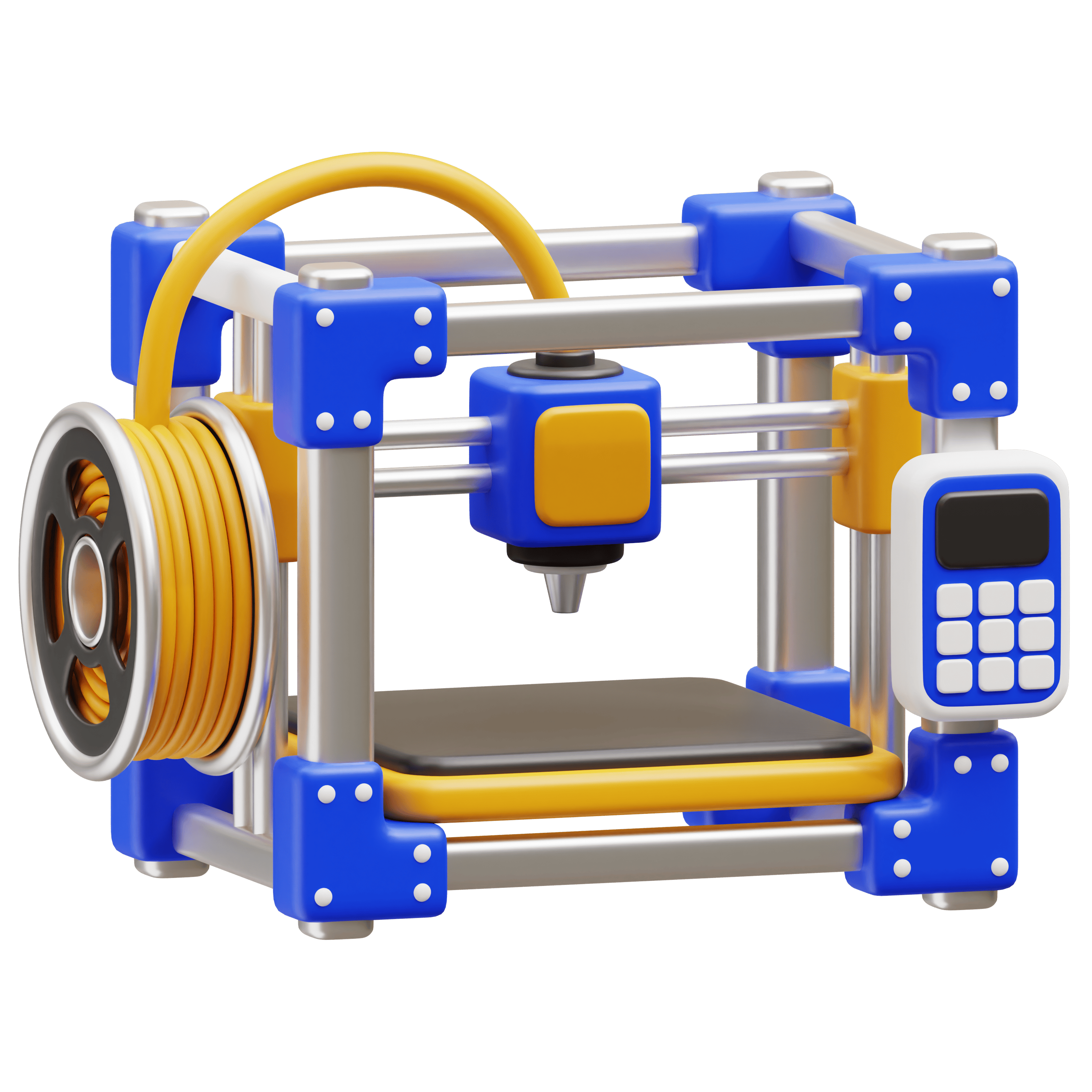 An enclosed industrial-style 3D printer