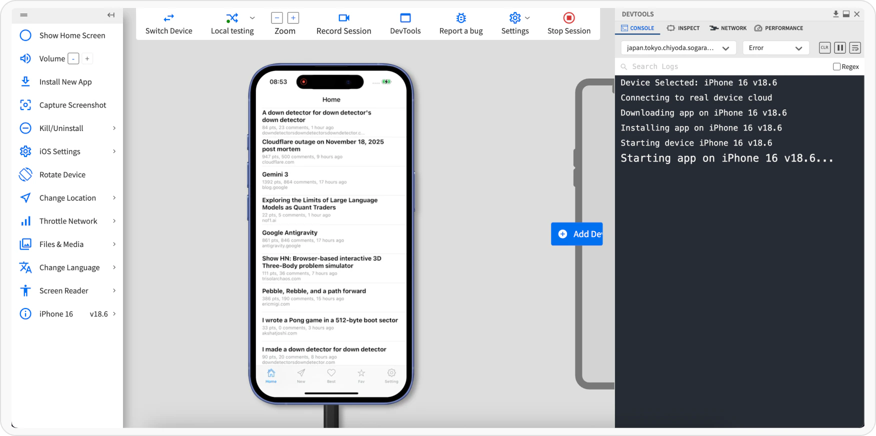 App Live Pn