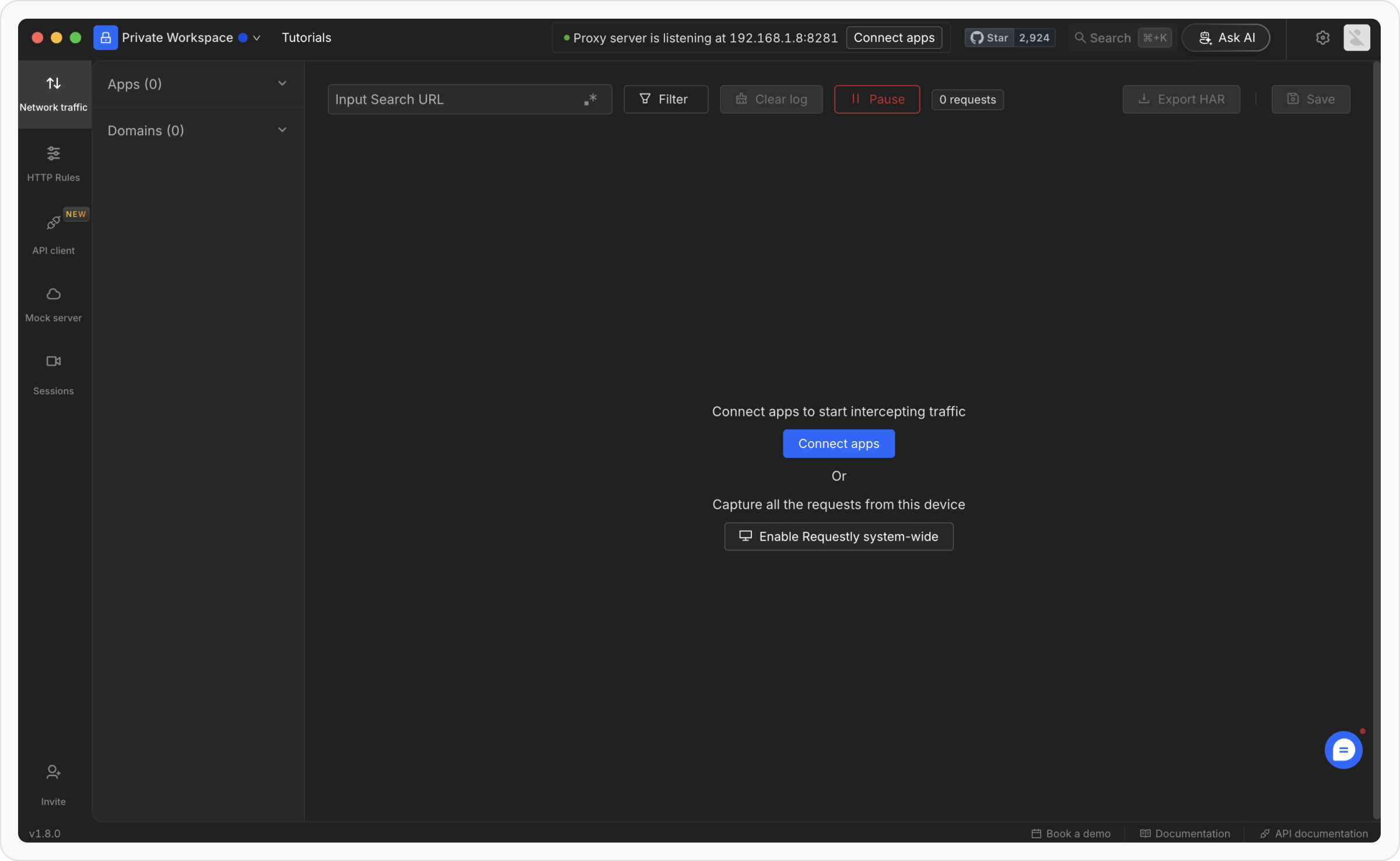 Intercept Traffic from your terminal - Requestly HTTP Interceptor