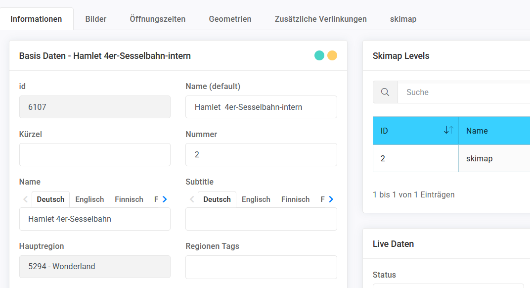 Anlageeinzeln