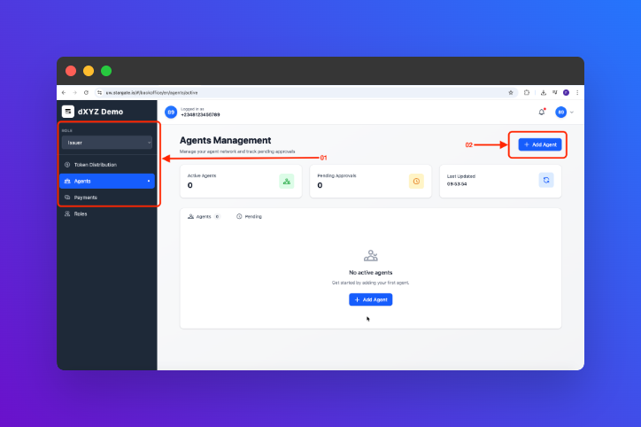 Agent Management Dashboard