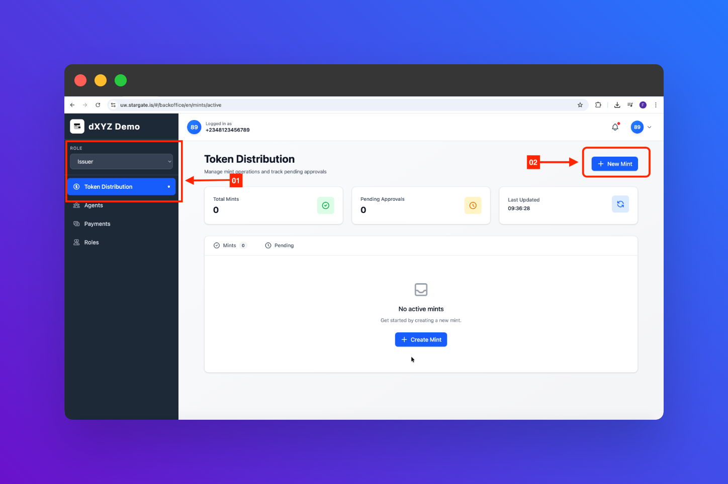 Token Distribution Dashboard