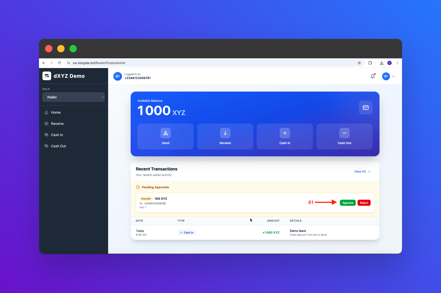 Transfer Confirmation