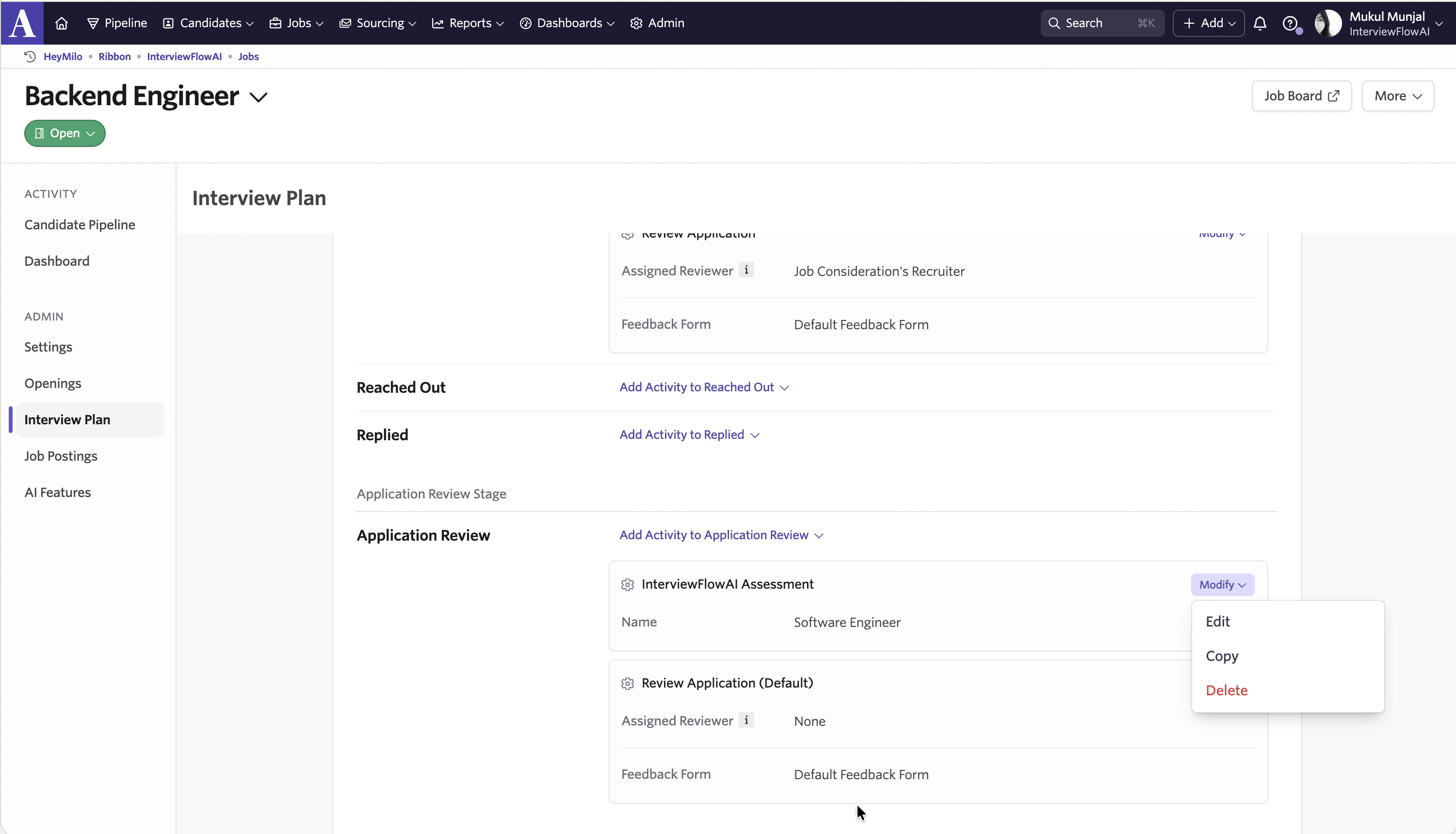 Ashby Automation Settings 1