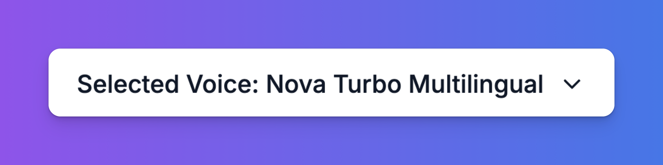 Detailed voice selection modal showing options from Eleven Labs and Azure