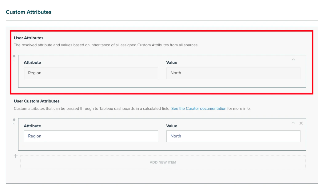 Resolved User Attributes
