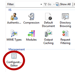 Configuration editor