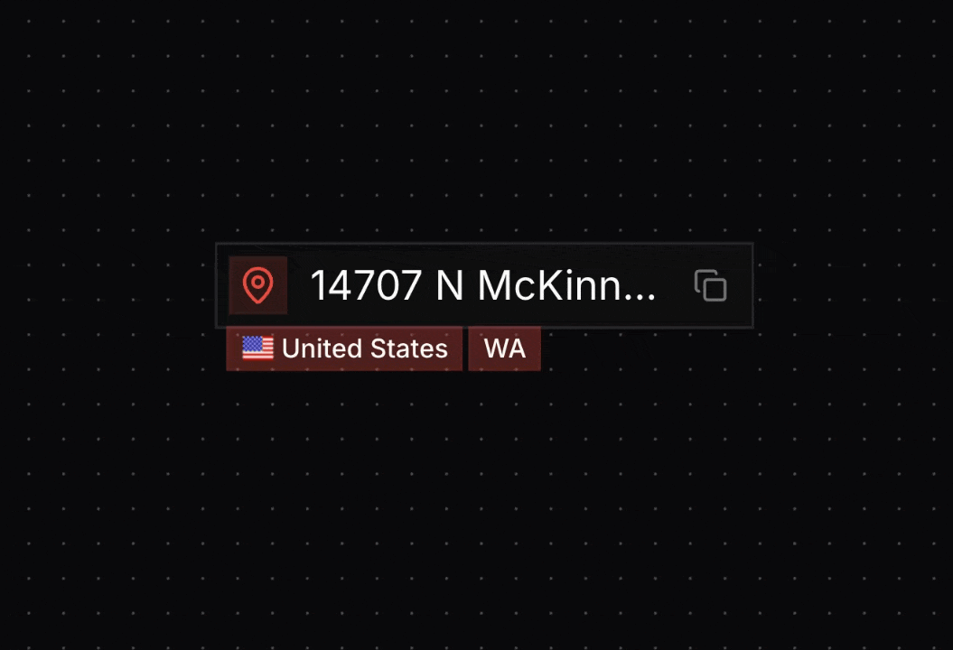 Hovering over a node to display field values in a tooltip