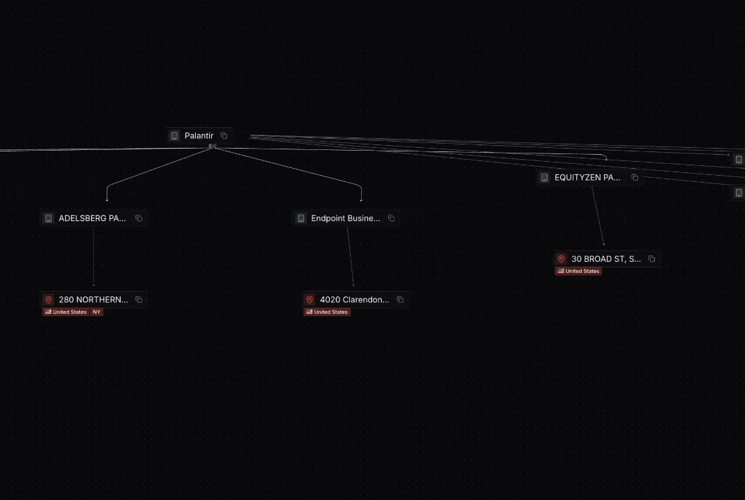 Selecting multiple nodes by holding Shift and dragging a rectangle, then moving them together