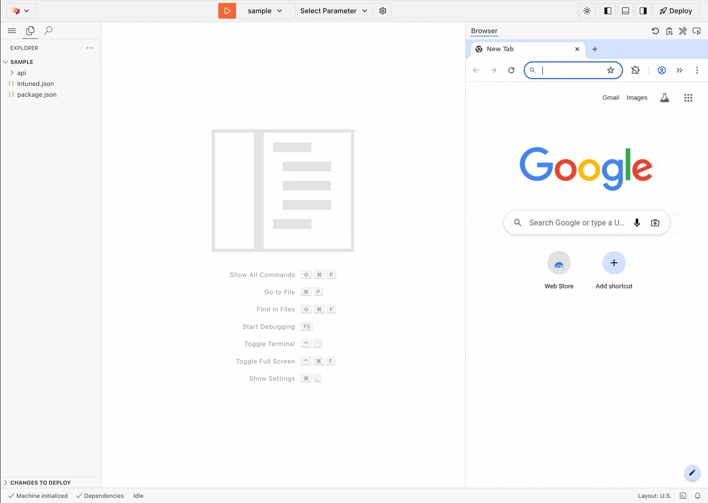 API access and maximum concurrent requests in the online IDE