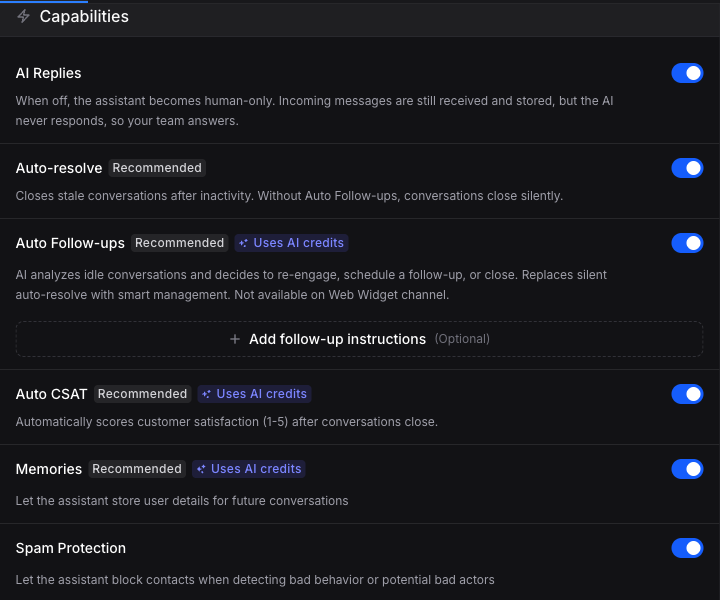 Capabilities