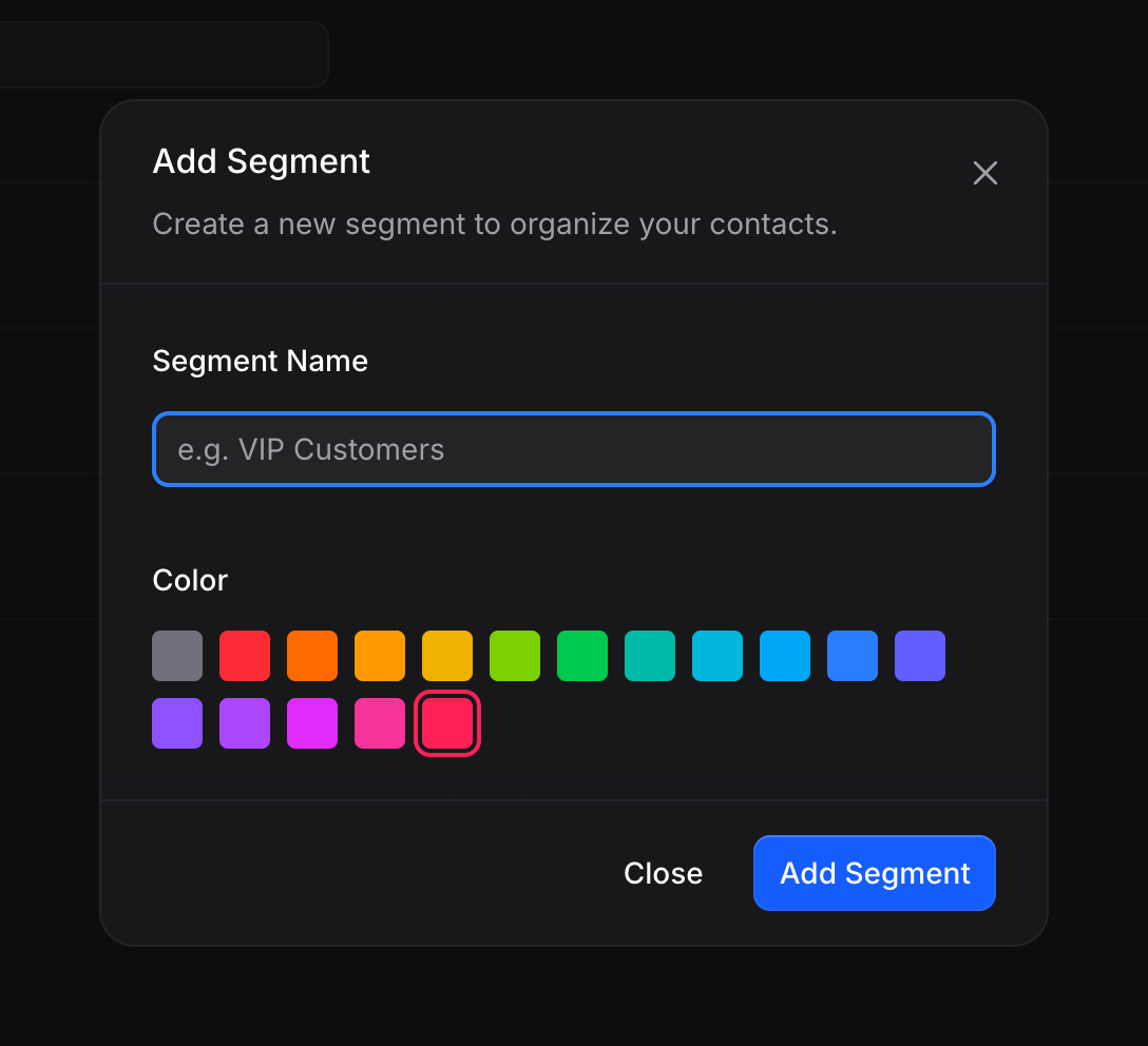 Add Segment