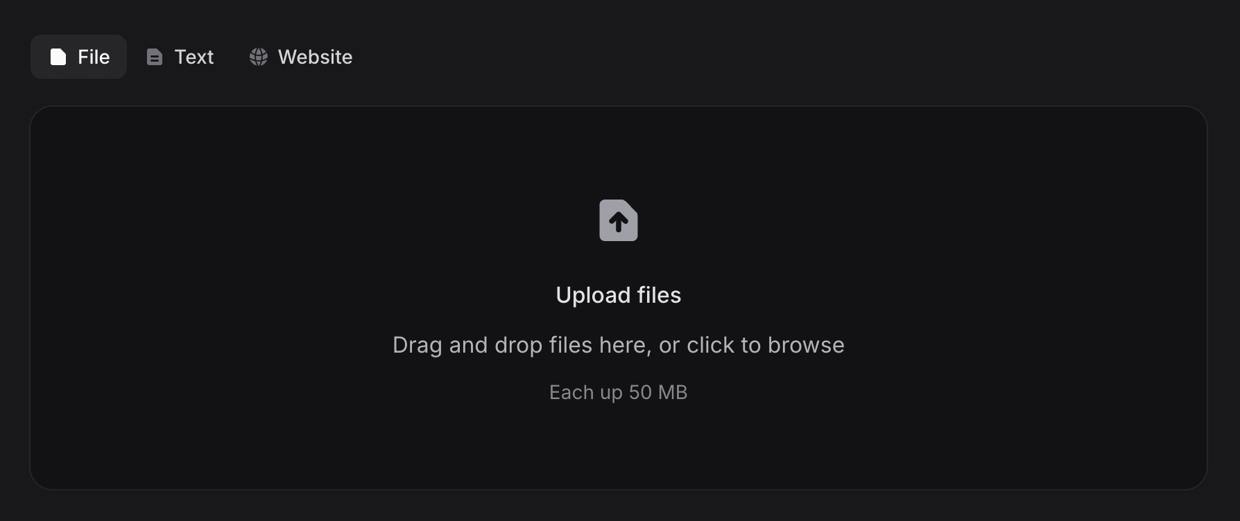 Upload Files