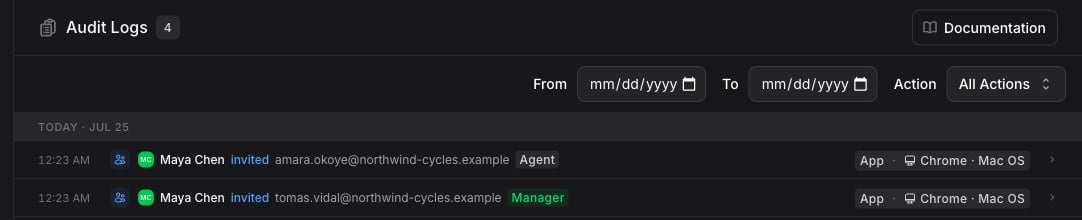 Audit Logs Overview