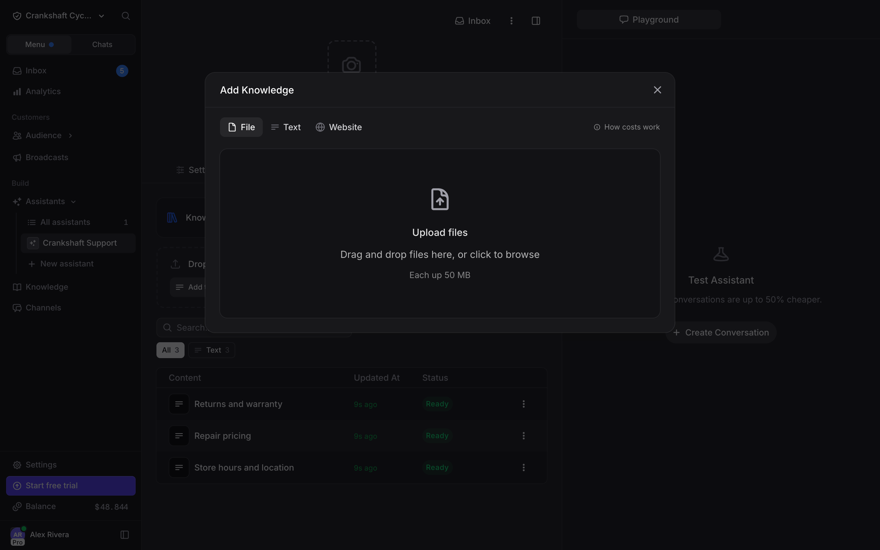 Upload Files