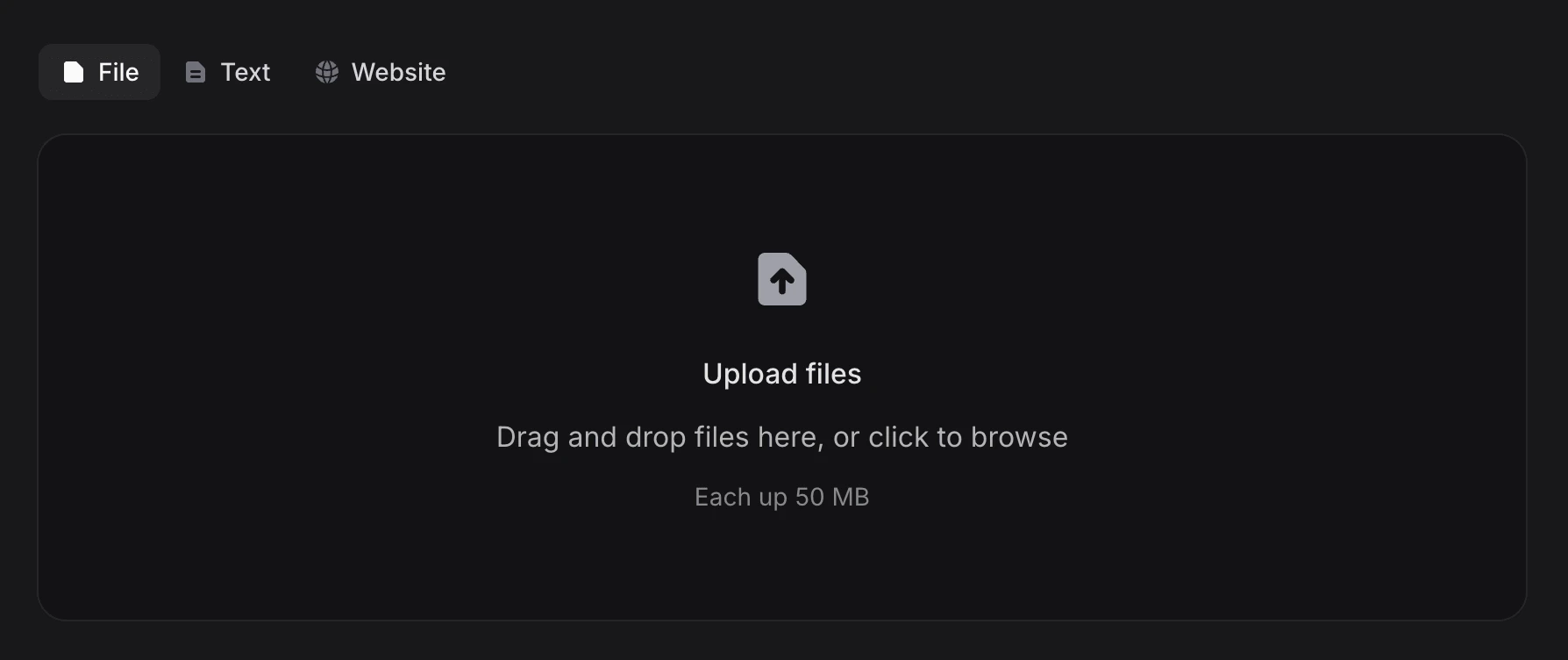 Upload Files