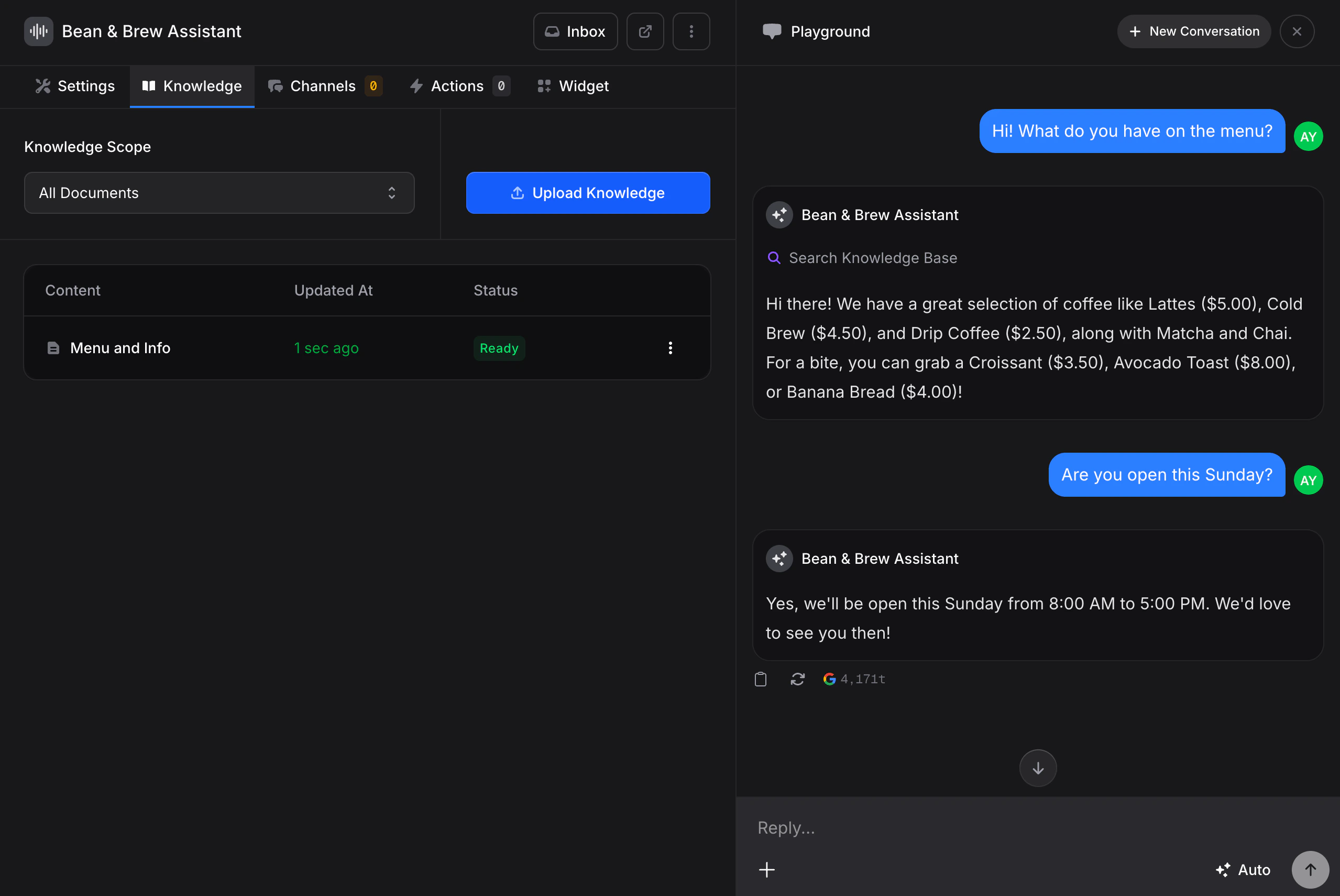 Playground Conversation