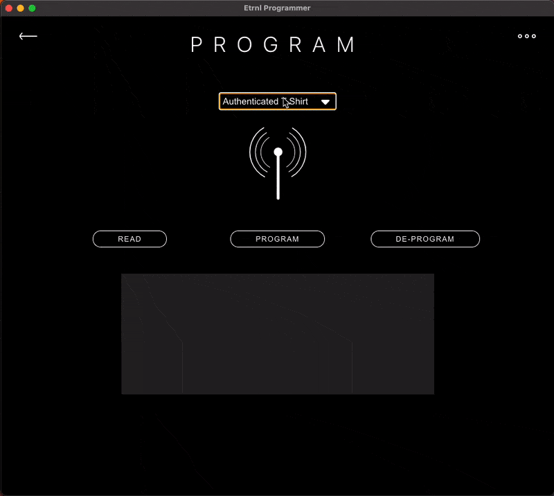 ETRNL NFC Programmer