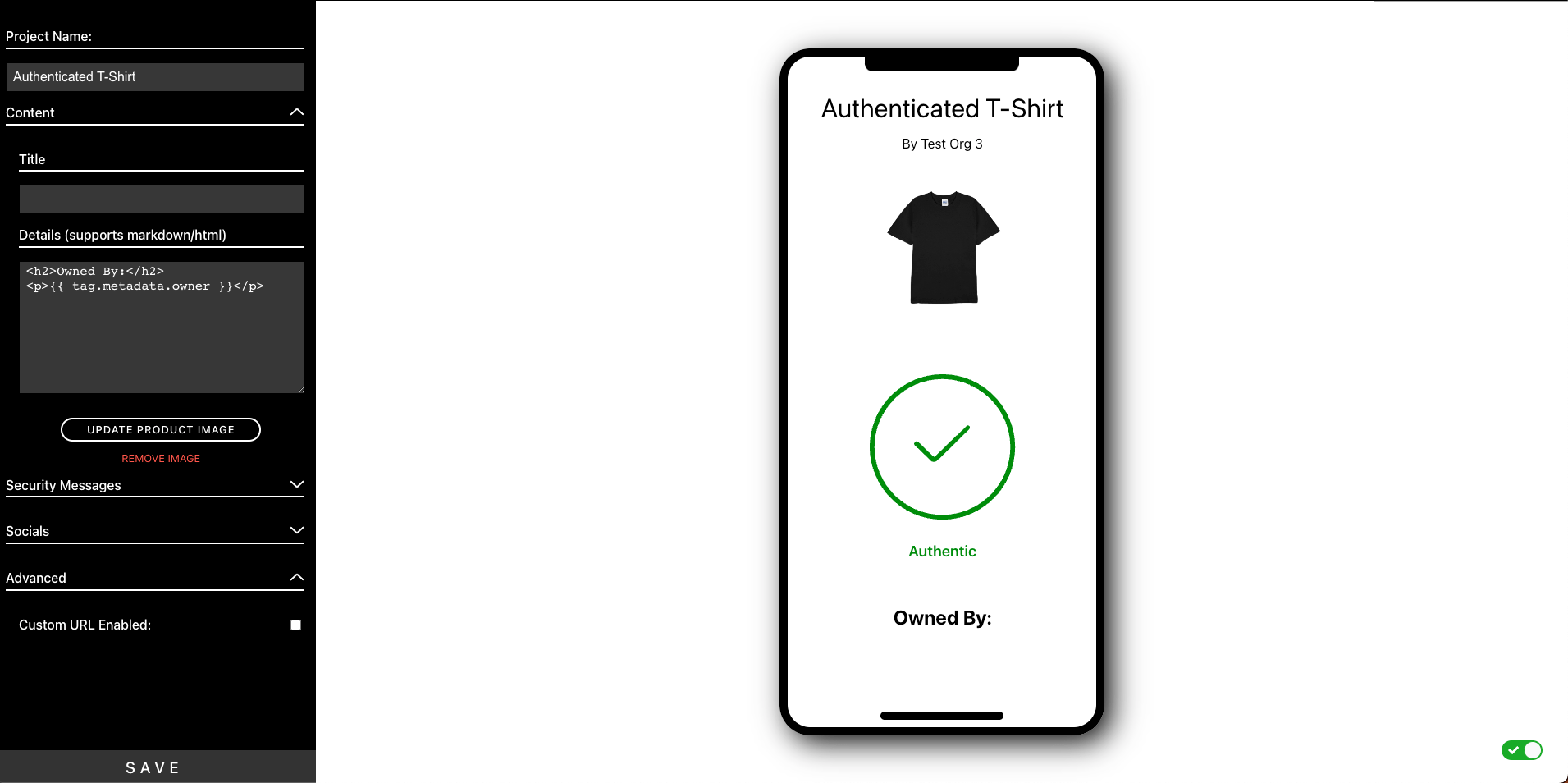 Metadata queue setup