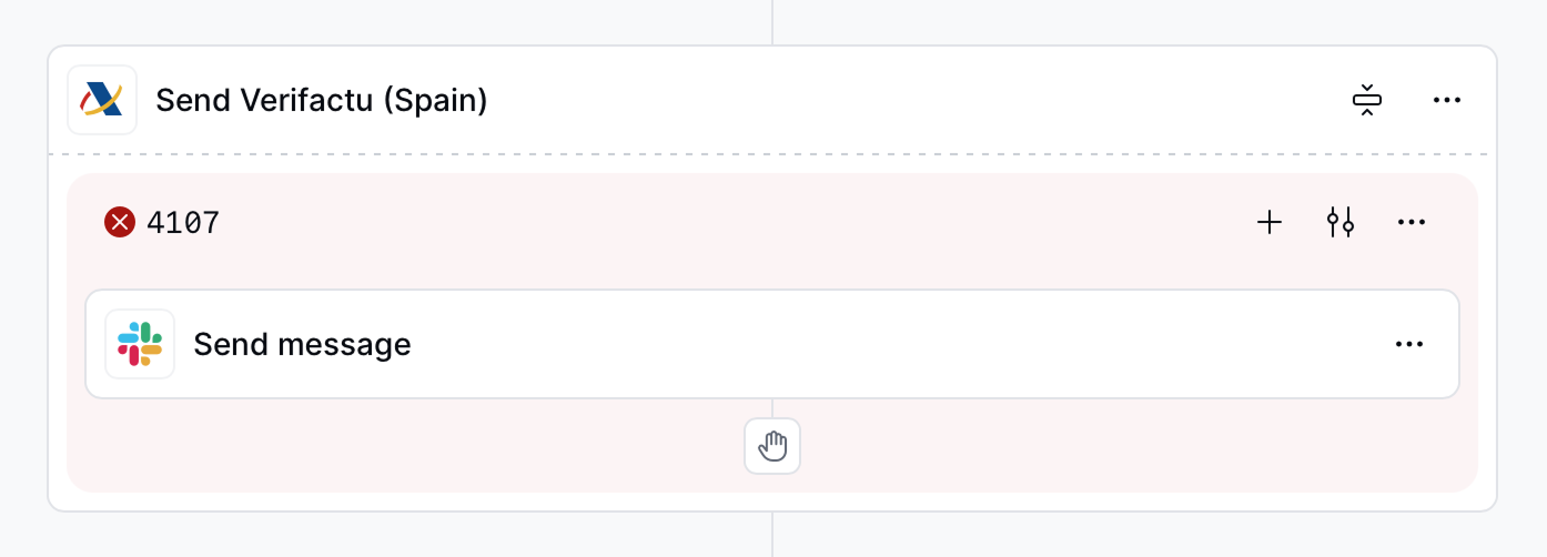 Add condition action