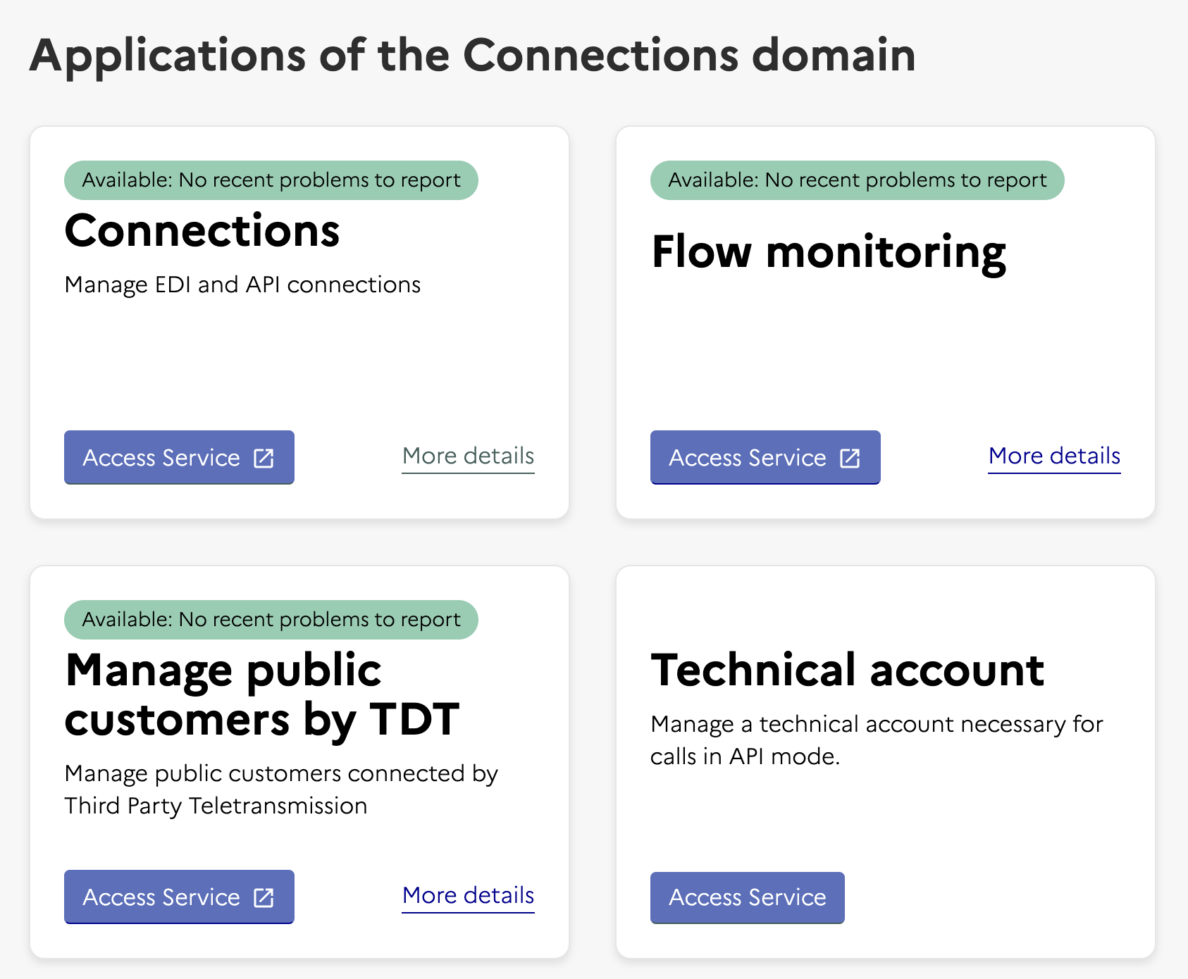 Navigate to Technical Account