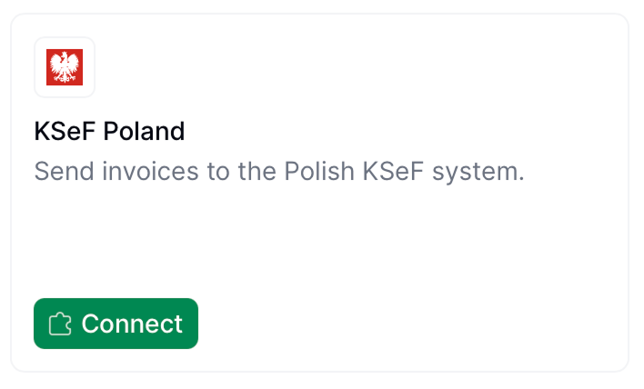 Connect KSeF app