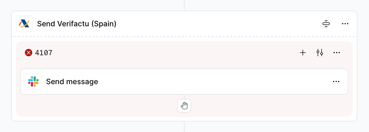 Add condition action