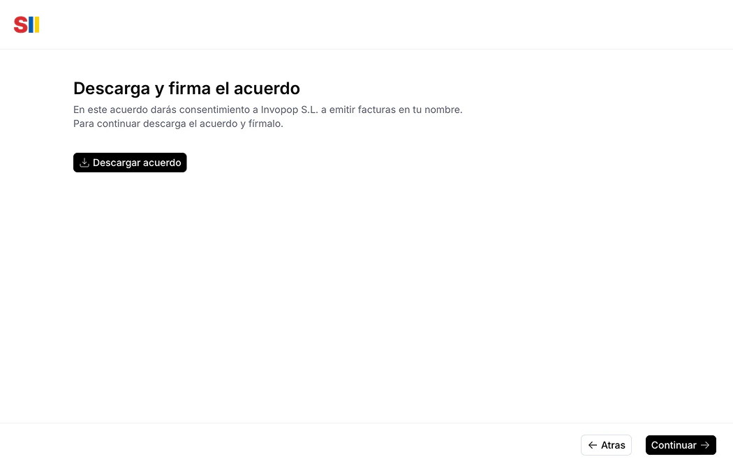 Supplier registration wizard