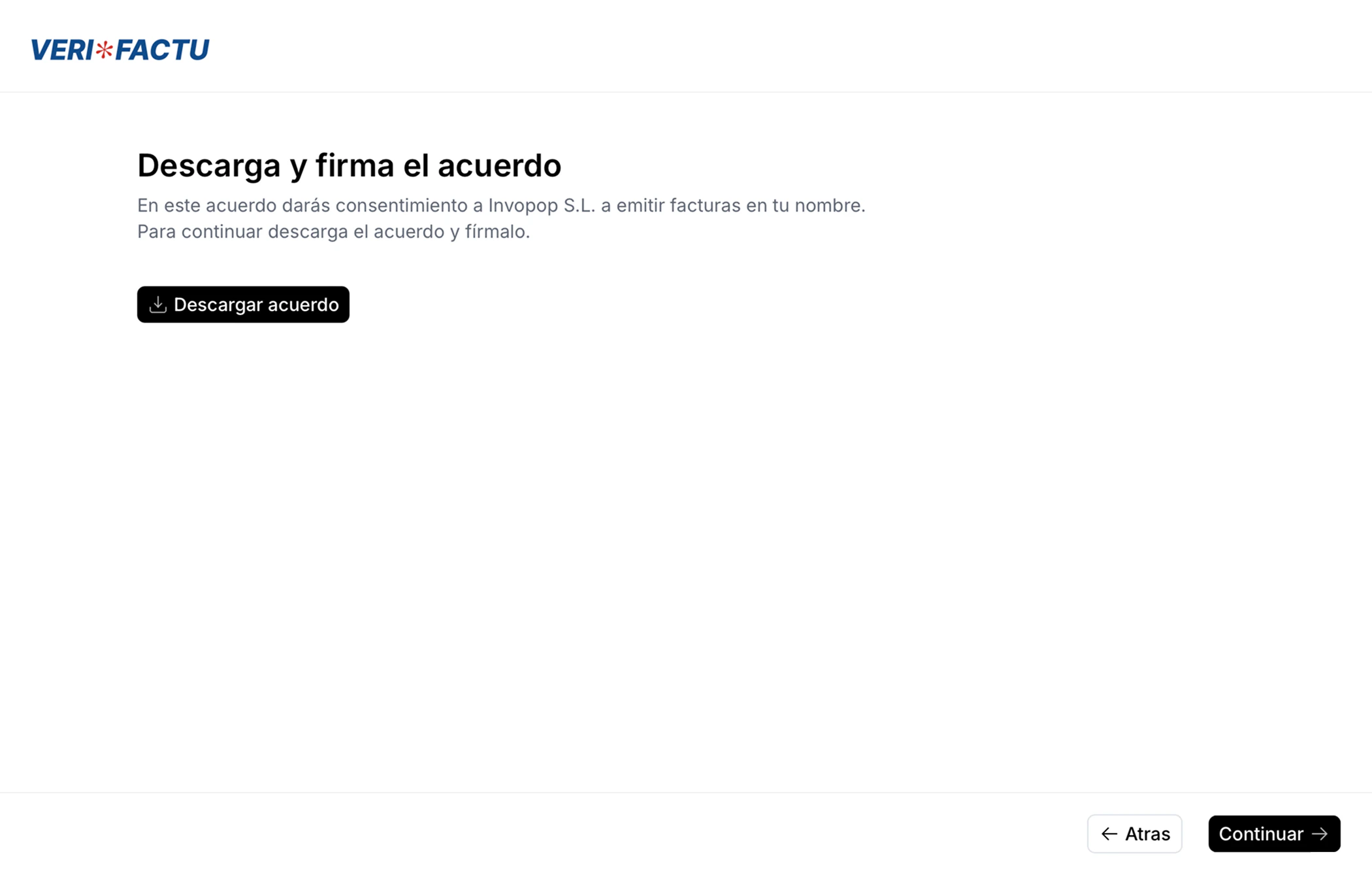 Supplier registration wizard