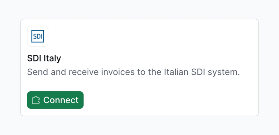 Connect SDI Italy app