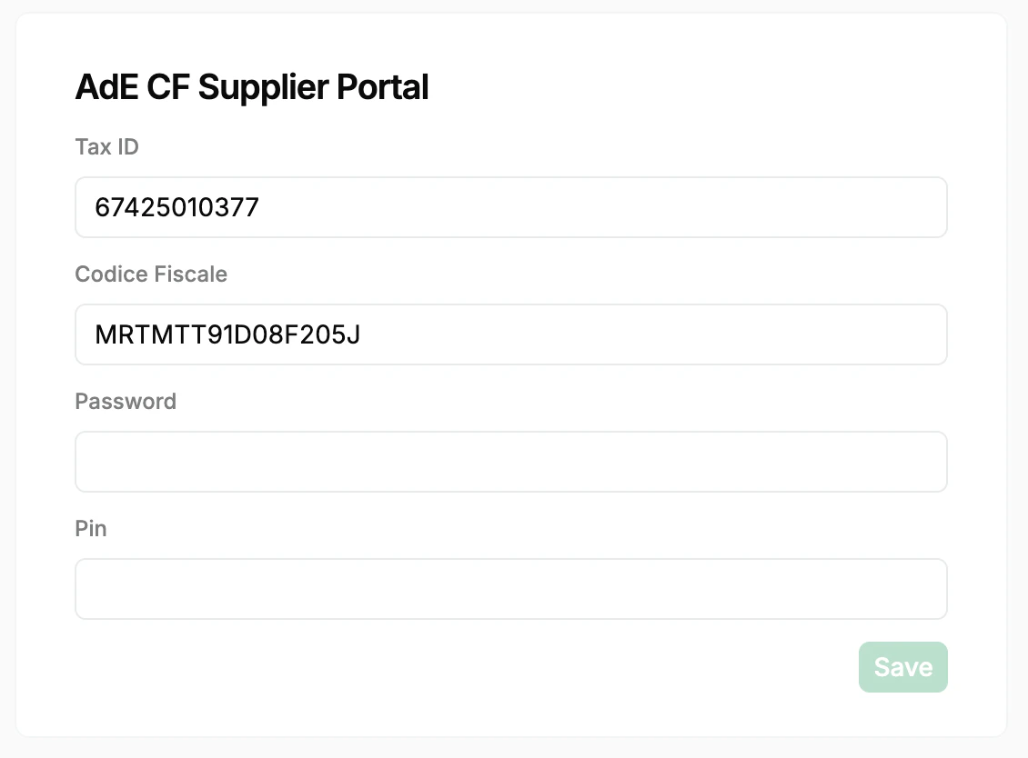 Issuer Registration Form