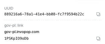 Supplier entry meta with KSeF registration link