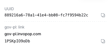 Supplier entry meta with KSeF registration link