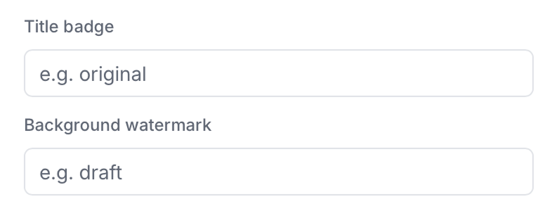 Generate PDF visual markers