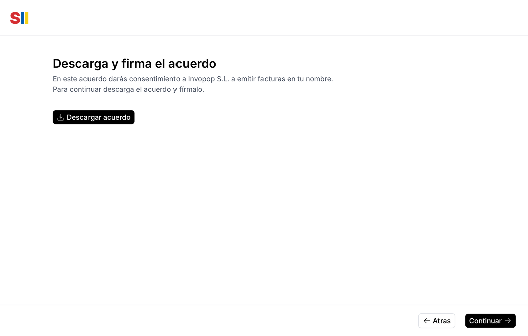 Supplier registration wizard