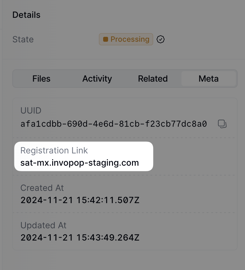 Supplier Registration Link