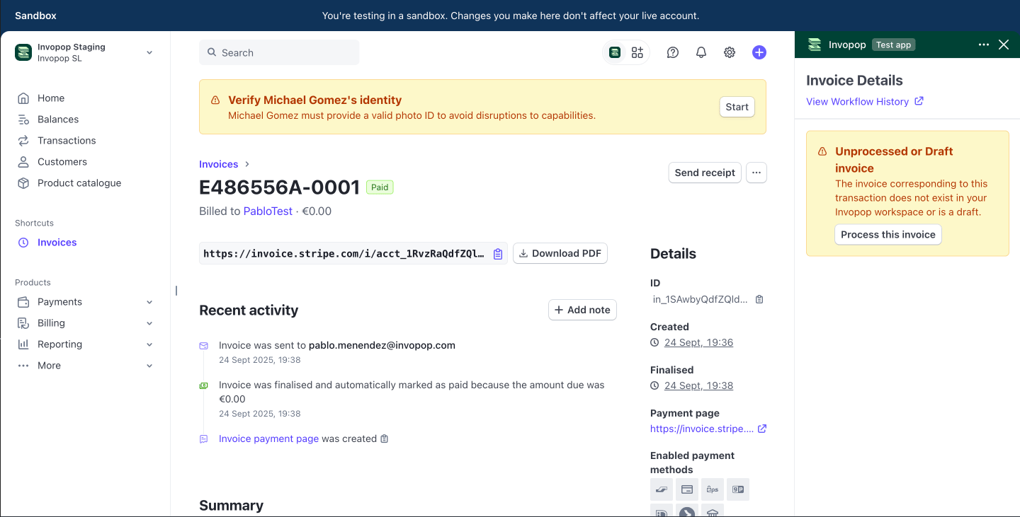 stripe import historic invoices