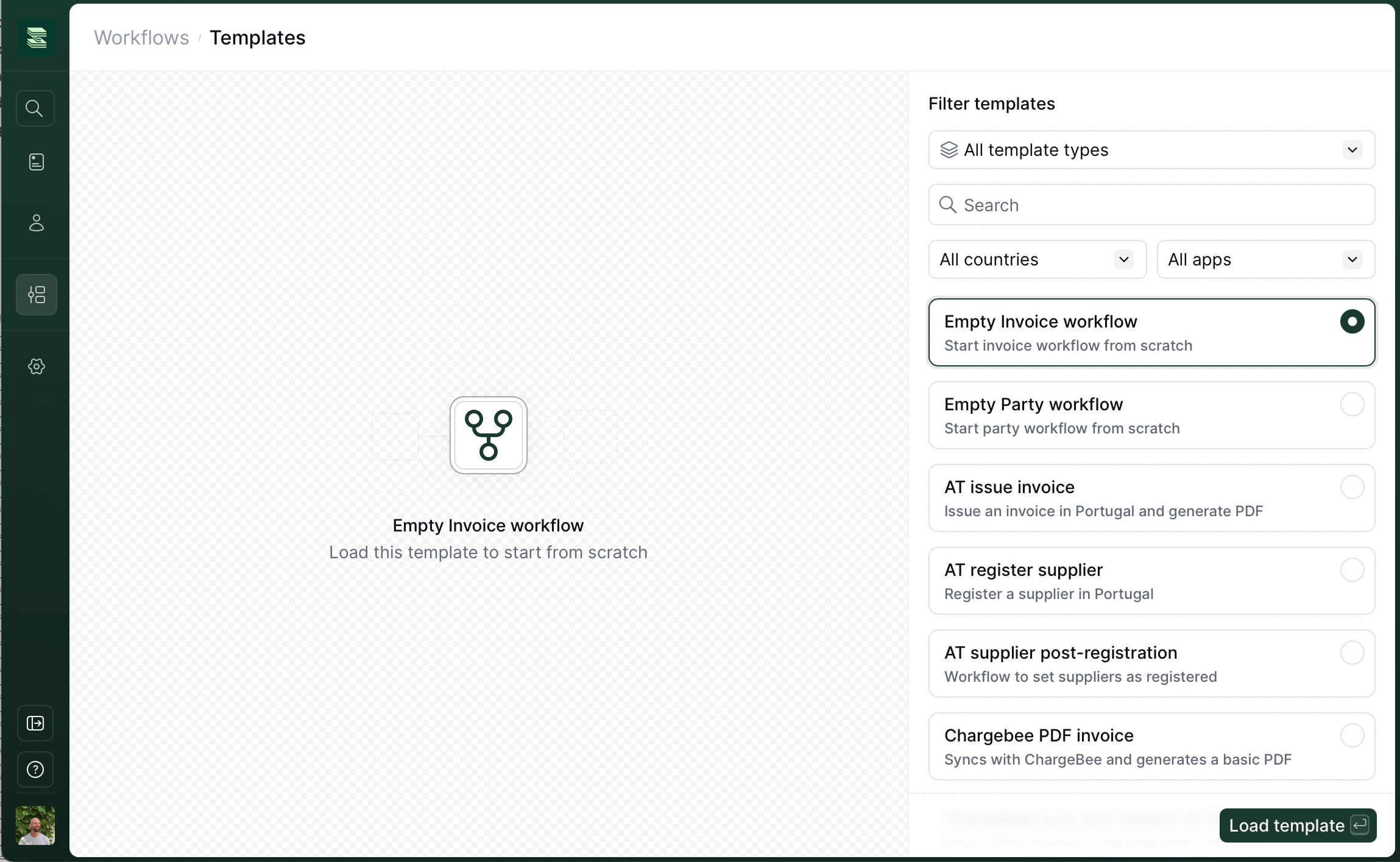 Parts of a workflow