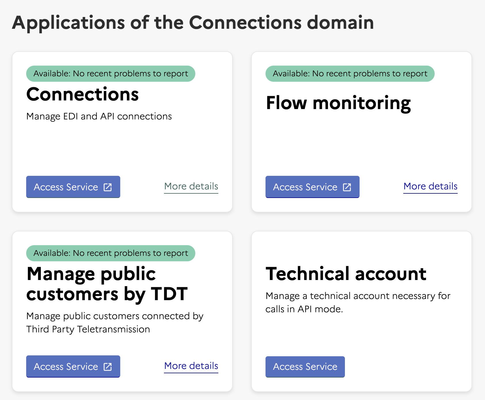 Navigate to Technical Account