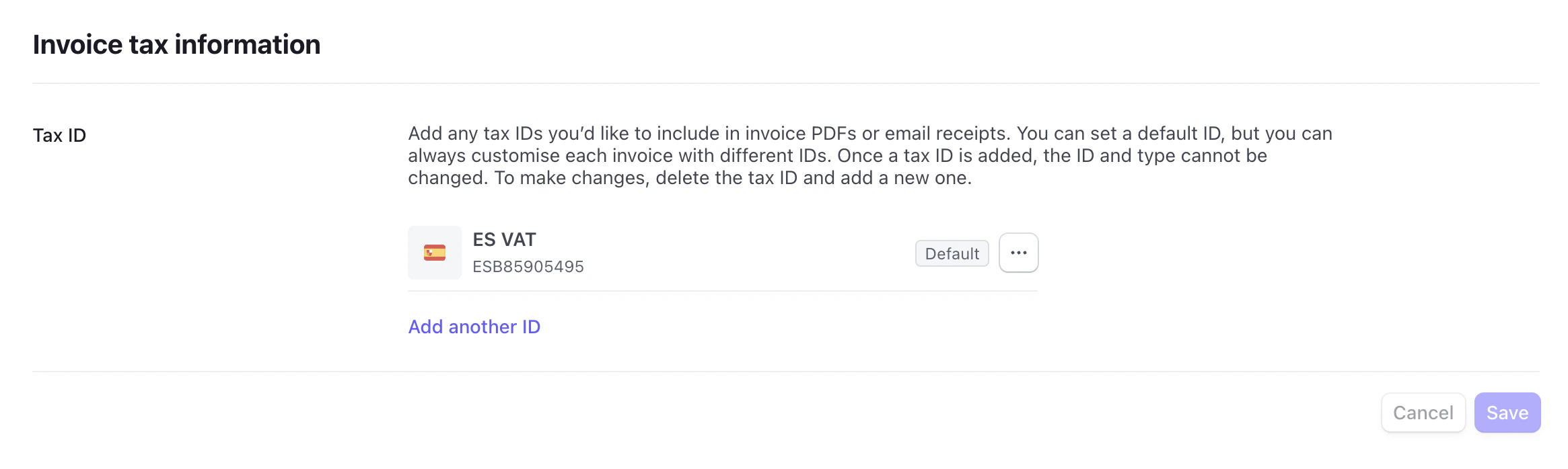 stripe tax id