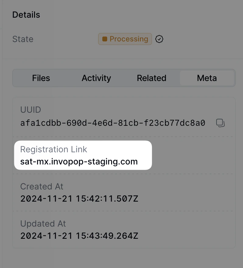 Supplier Registration Link