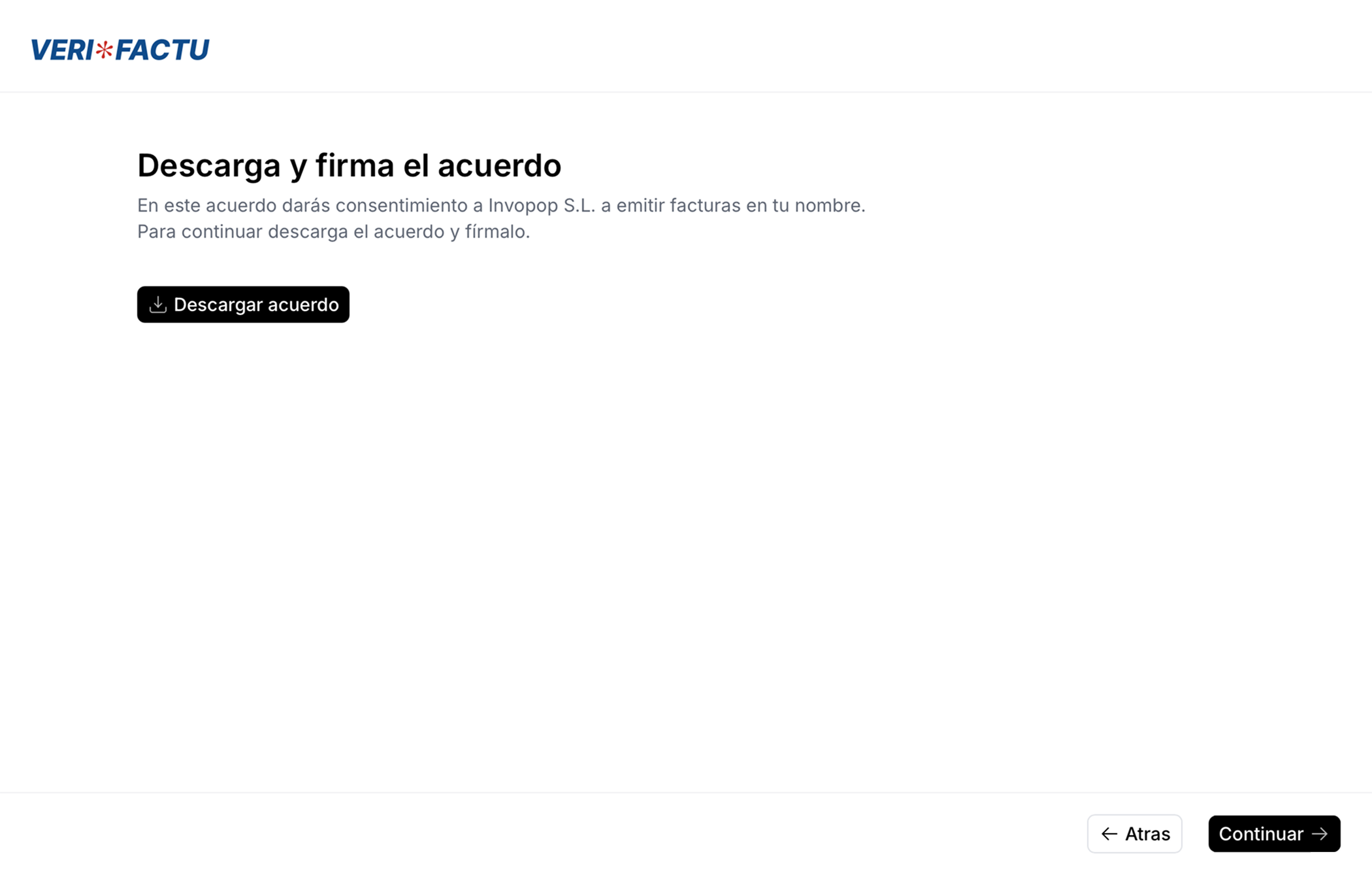 Supplier registration wizard