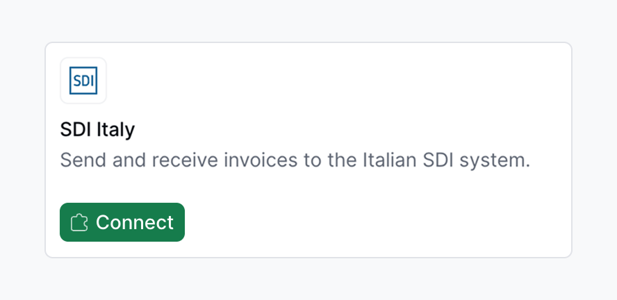 Connect SDI Italy app