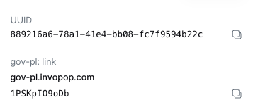 Supplier entry meta with KSeF registration link