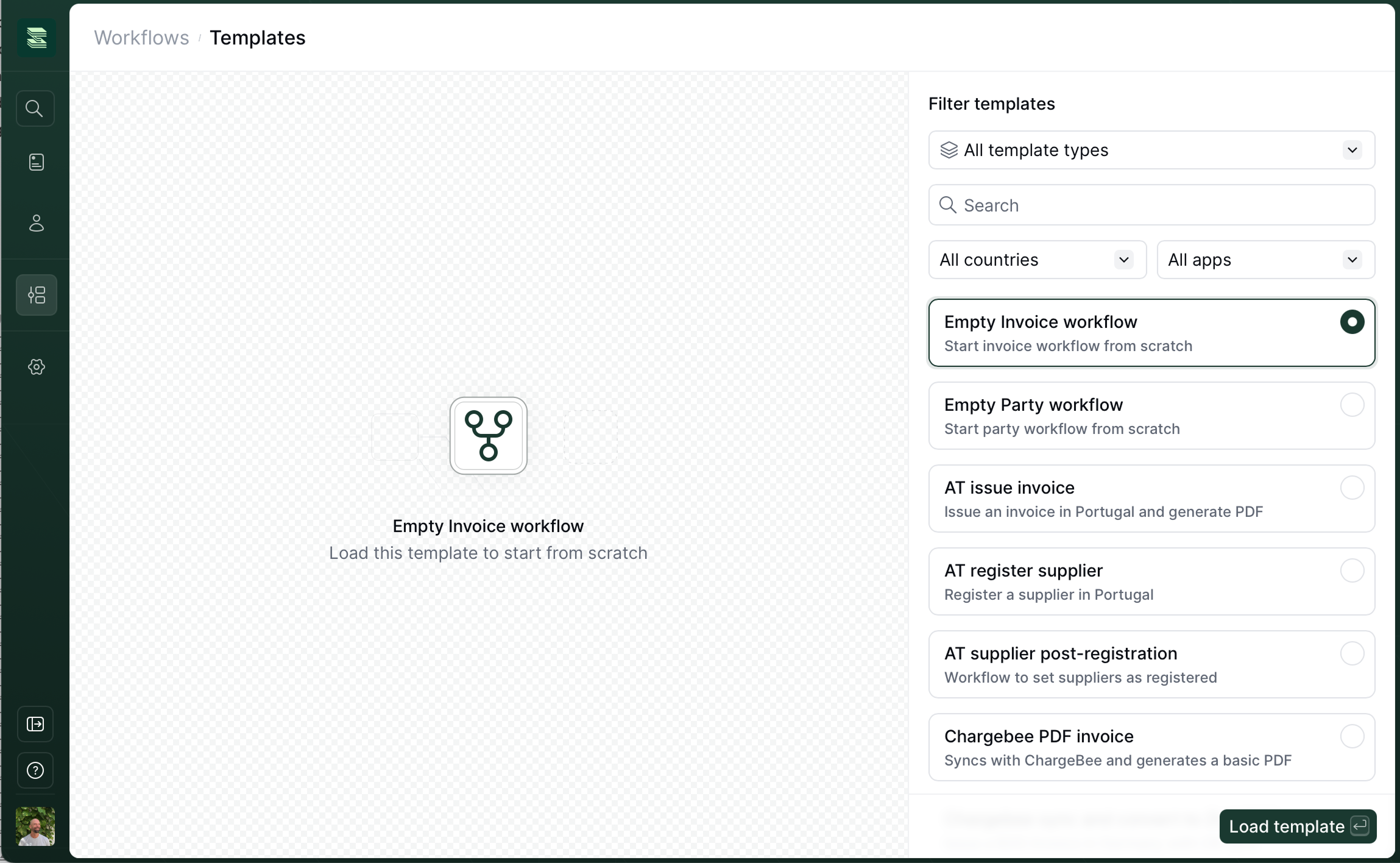 Parts of a workflow