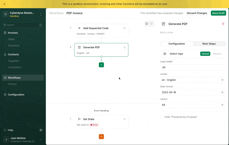 Add Set State action