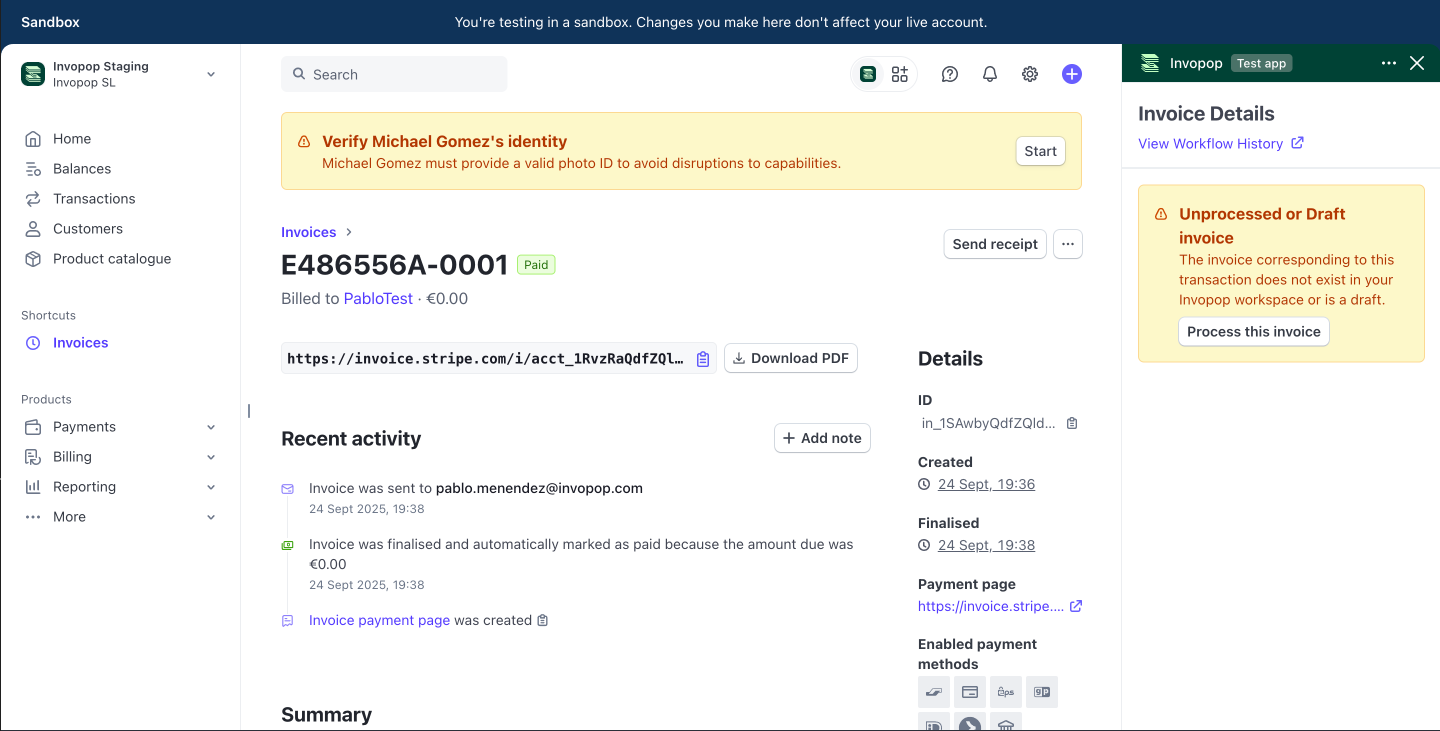 stripe import historic invoices